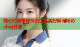 糖心时间带你探索生活美好瞬间精彩vlog分享