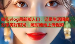 糖心vlog最新版入口：记录生活瞬间，分享美好时光，随时随地上传视频