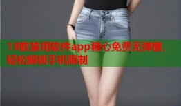 18款禁用软件app糖心免费无弹窗，轻松解锁手机限制