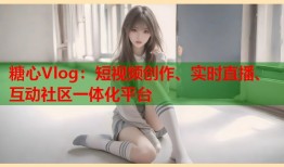 糖心Vlog：短视频创作、实时直播、互动社区一体化平台