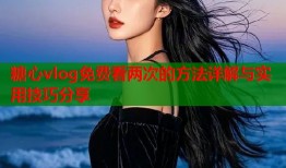 糖心vlog免费看两次的方法详解与实用技巧分享