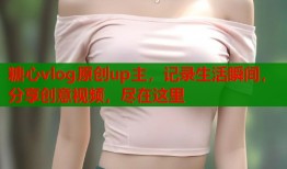糖心vlog原创up主，记录生活瞬间，分享创意视频，尽在这里