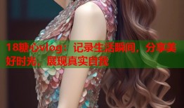 18糖心vlog：记录生活瞬间，分享美好时光，展现真实自我