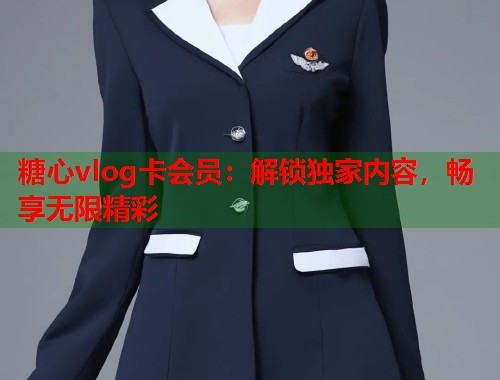 糖心vlog卡会员：解锁独家内容，畅享无限精彩