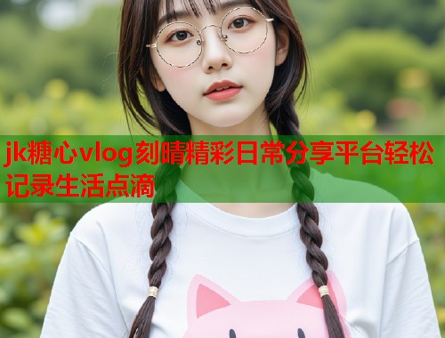 jk糖心vlog刻晴精彩日常分享平台轻松记录生活点滴