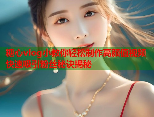 糖心vlog小教你轻松制作高颜值视频快速吸引粉丝秘诀揭秘