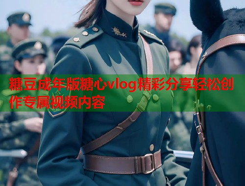 糖豆成年版糖心vlog精彩分享轻松创作专属视频内容