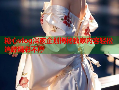 糖心vlog深夜企划揭秘独家内容轻松追踪精彩不停