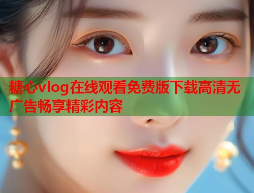 糖心vlog在线观看免费版下载高清无广告畅享精彩内容