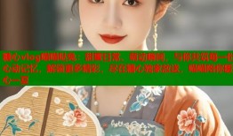 糖心vlog喵喵哒兔：甜蜜日常、萌动瞬间，与你共筑每一份心动记忆，解锁更多精彩，尽在糖心独家放送，喵喵陪你暖心一夏