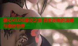 糖心VLOG星空之旅 探索夜晚的温暖与奇妙世界