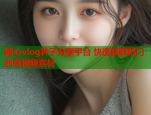 糖心vlog种子分享平台 快速获取热门创意视频素材